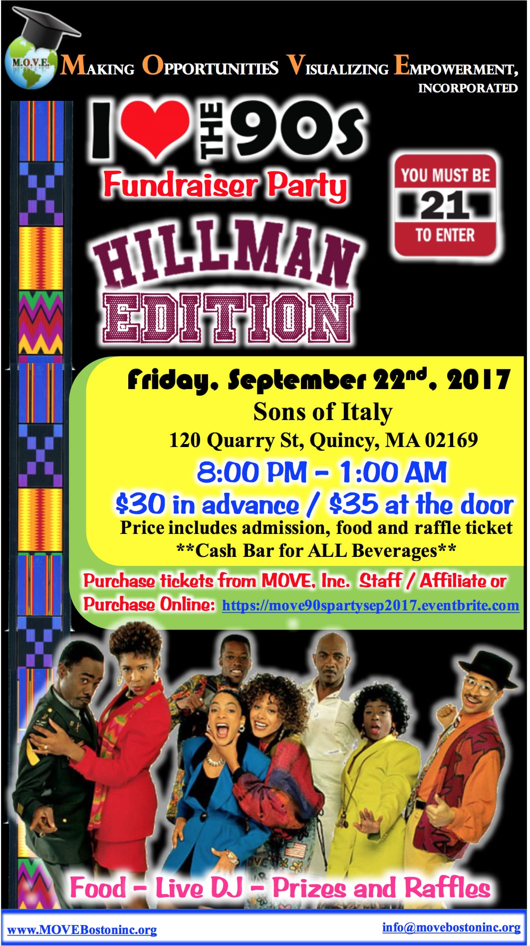 MOVE- 90's party - Hillman Edition