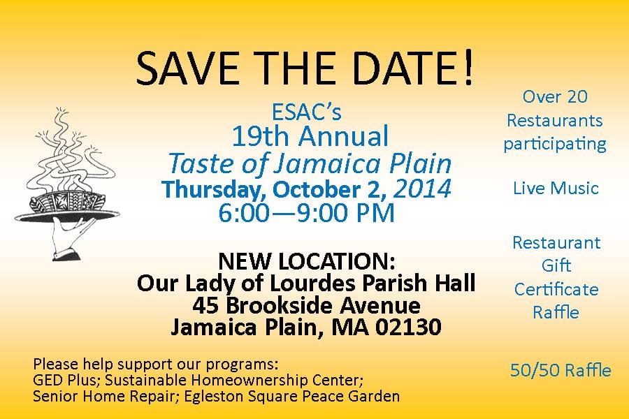 ESAC's 19th Annual Taste of Jamaica Plain