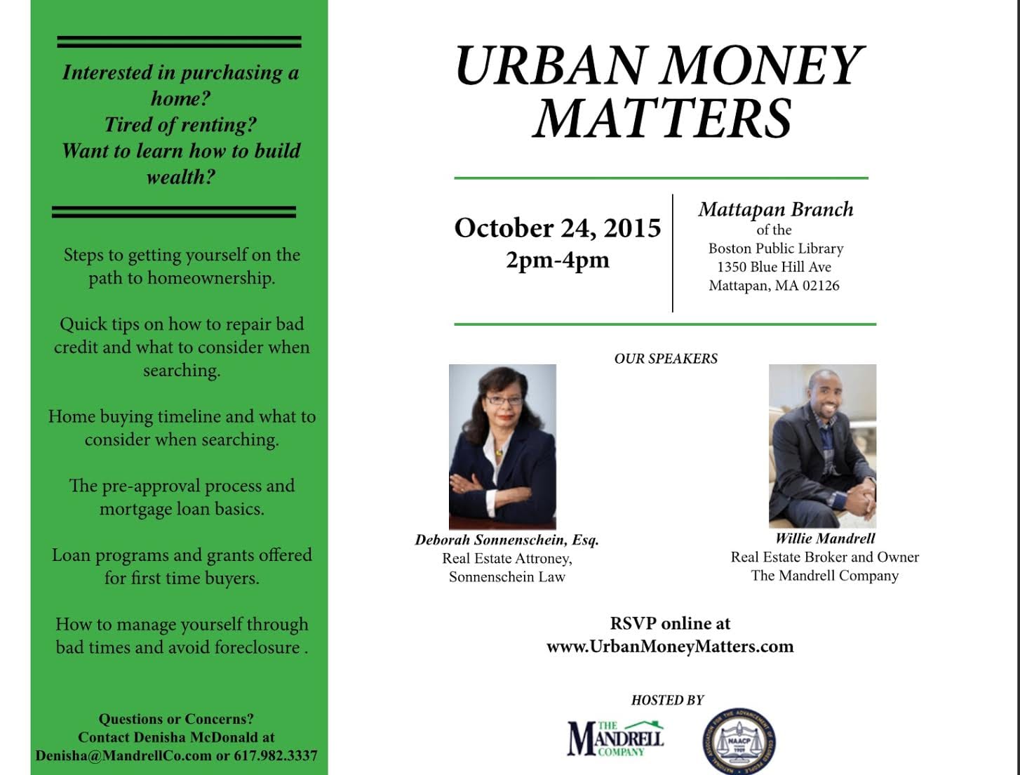Urban Money Matters