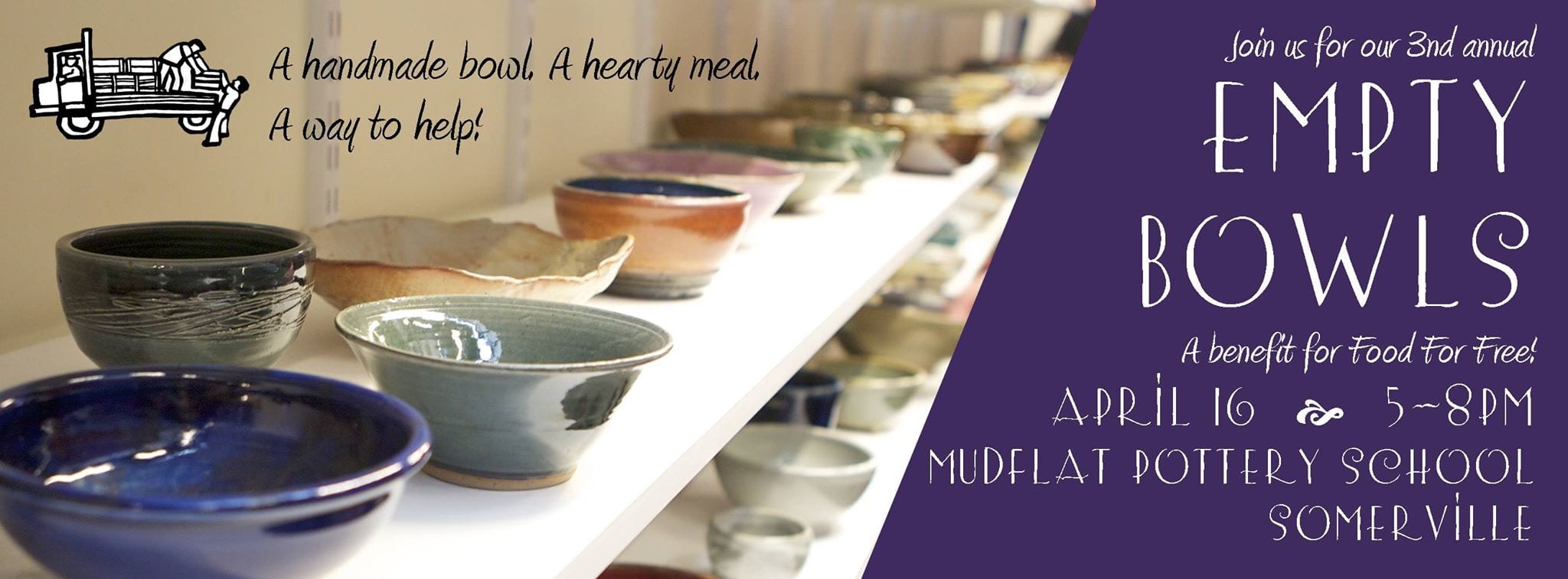 Empty Bowls - Fundraiser to Benefit Food For Free