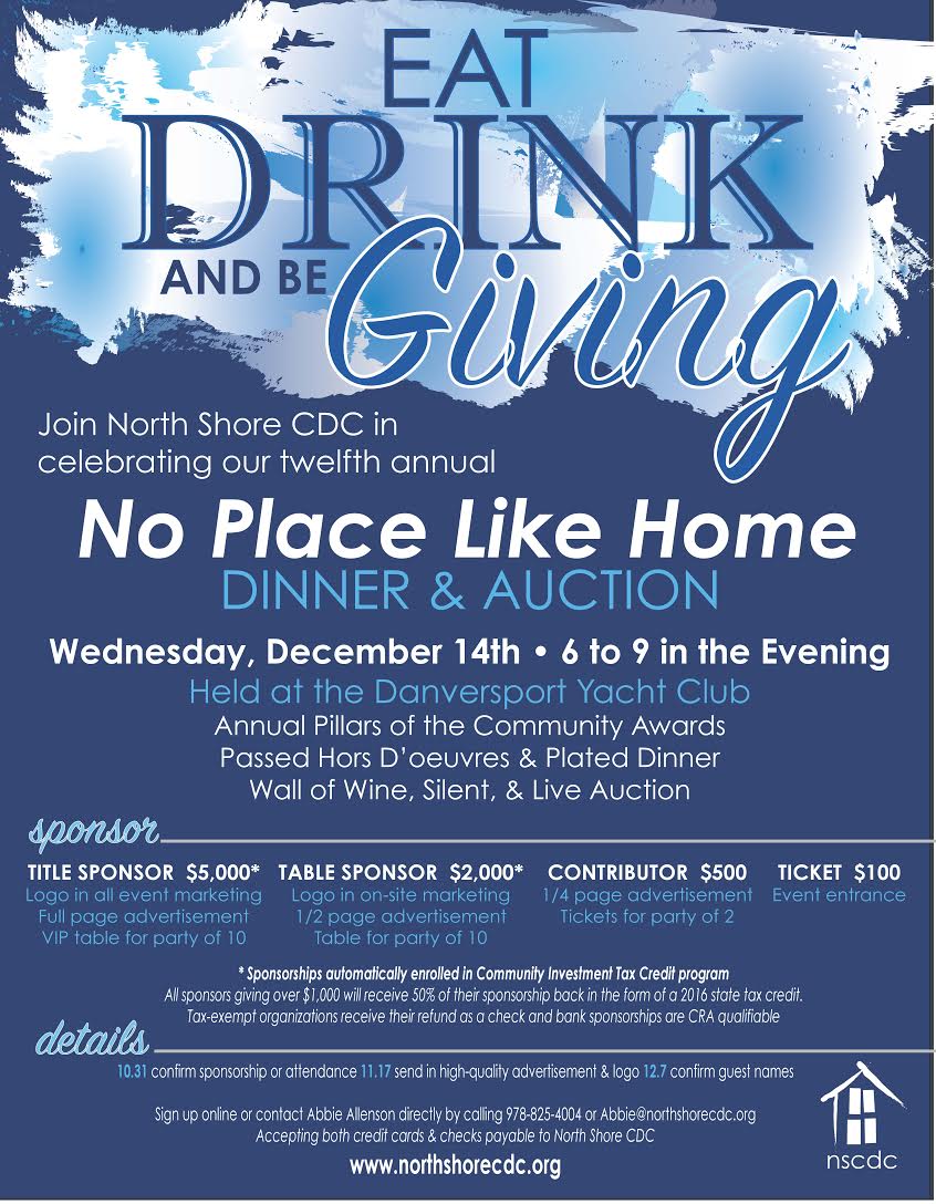 12th Annual "No Place Like Home" Dinner & Auction