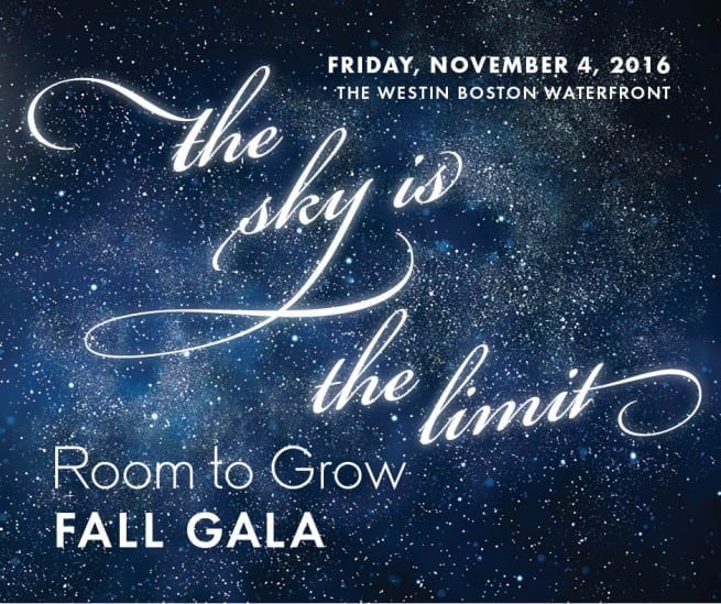 Room To Grow Fall Gala The Sky Is The Limit Boston