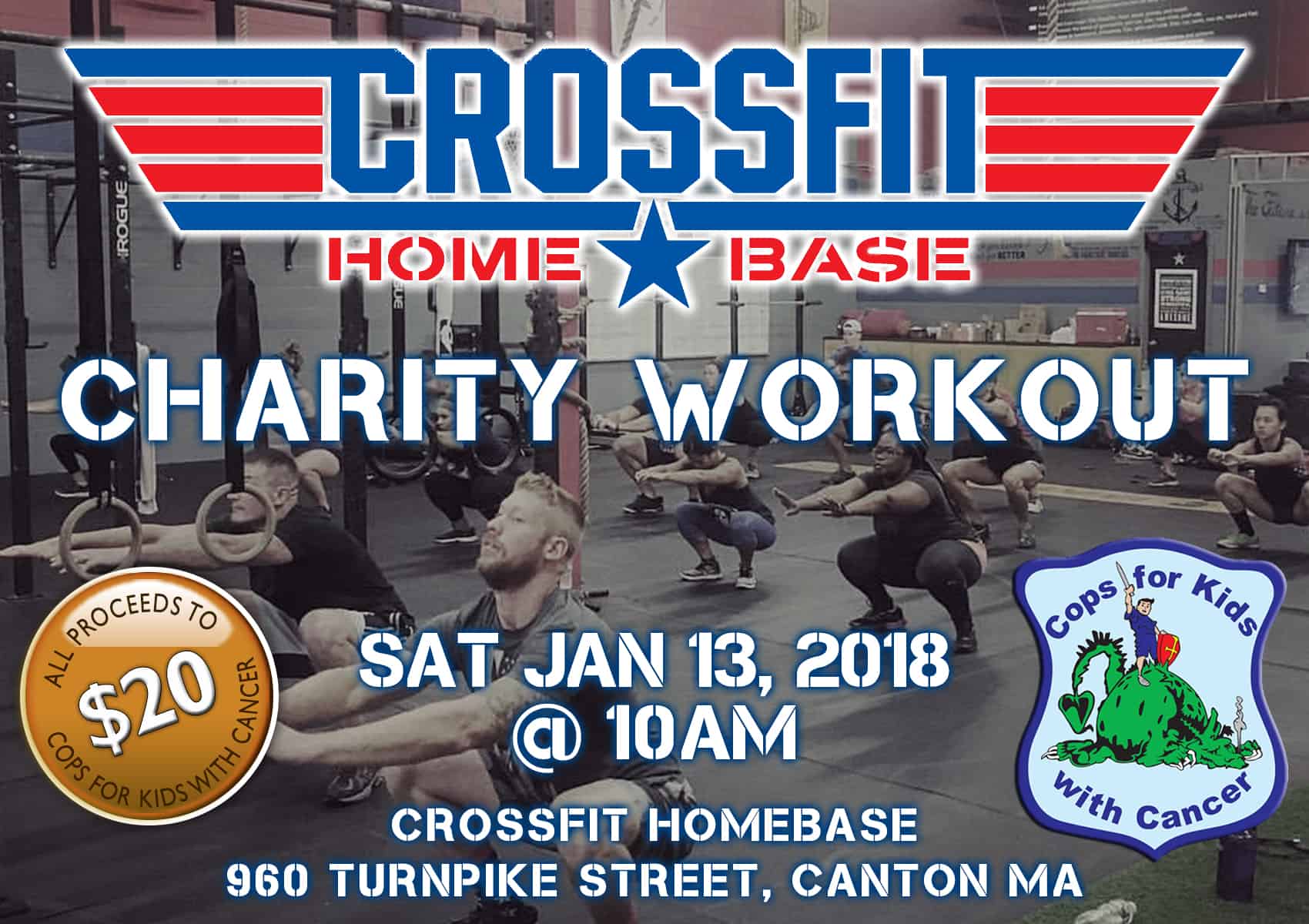 Crossfit for Cops for Kids with Cancer