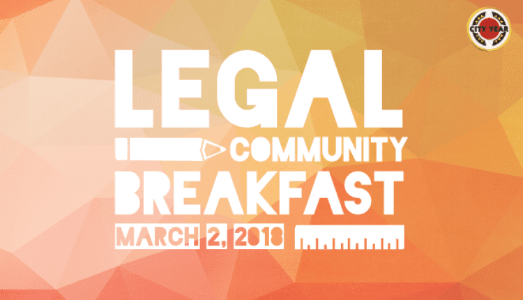 City Year Boston's Legal Community Breakfast