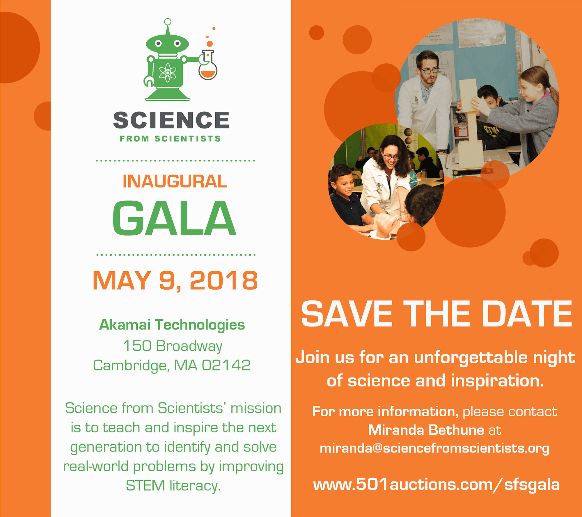 Science from Scientists' Inaugural Gala