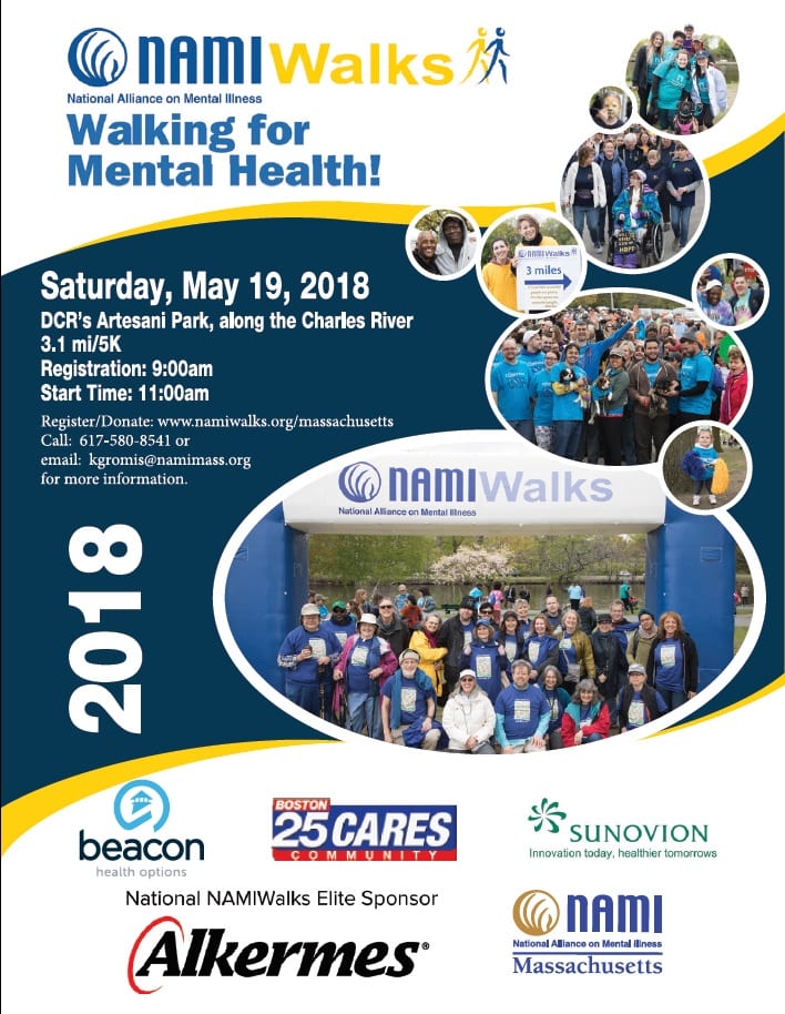 NAMIWalks Massachusetts : Walking for Mental Health