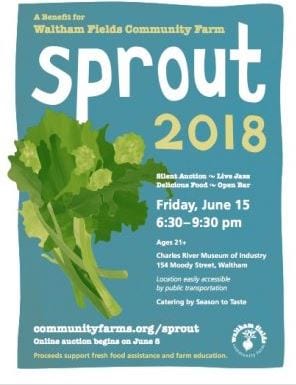 Sprout 2018 ~ Waltham Fields Community Farm