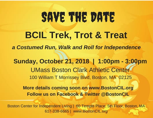 BCIL Trek, Trot & Treat - a Costumed Run, Walk and Roll for Independence