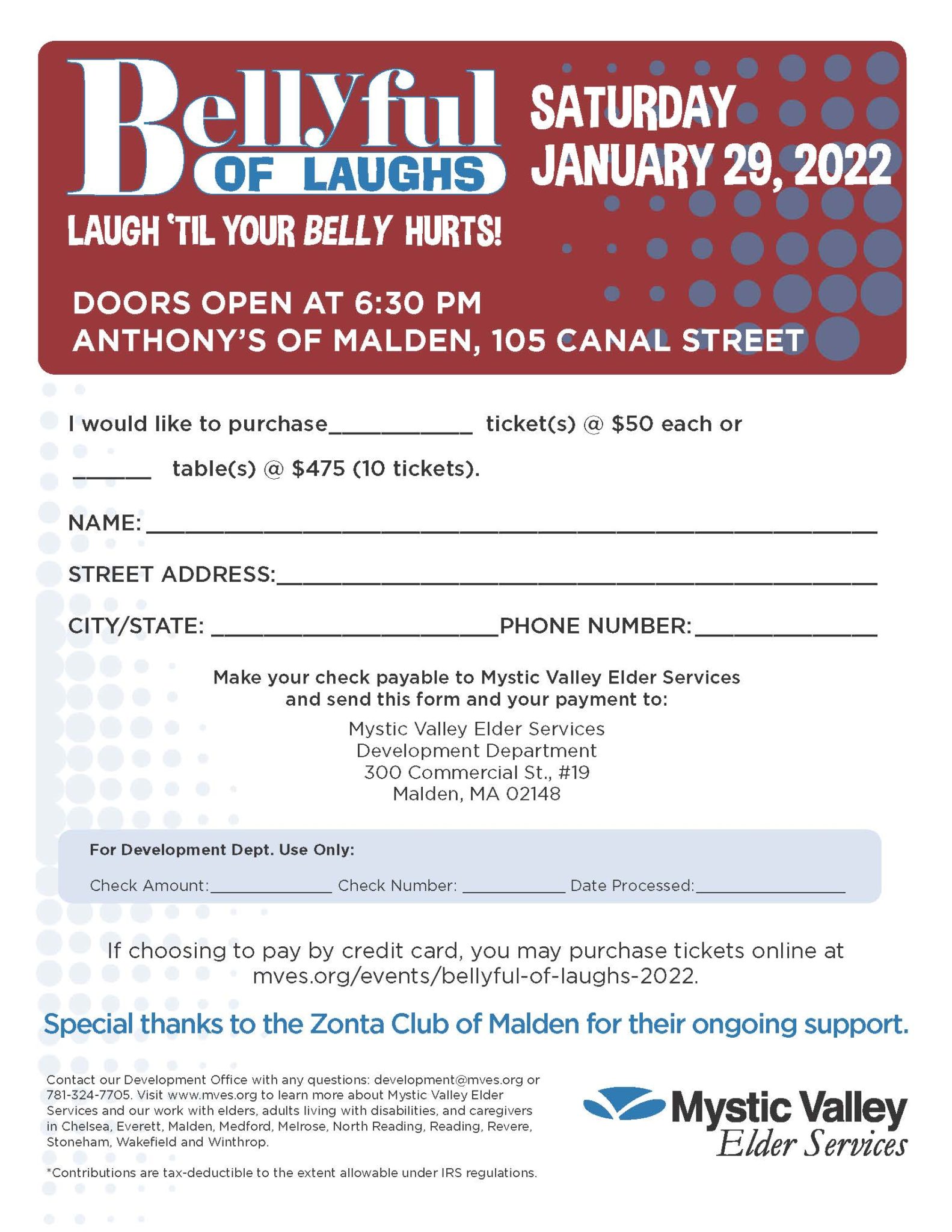 Bellyful of Laughs 2022