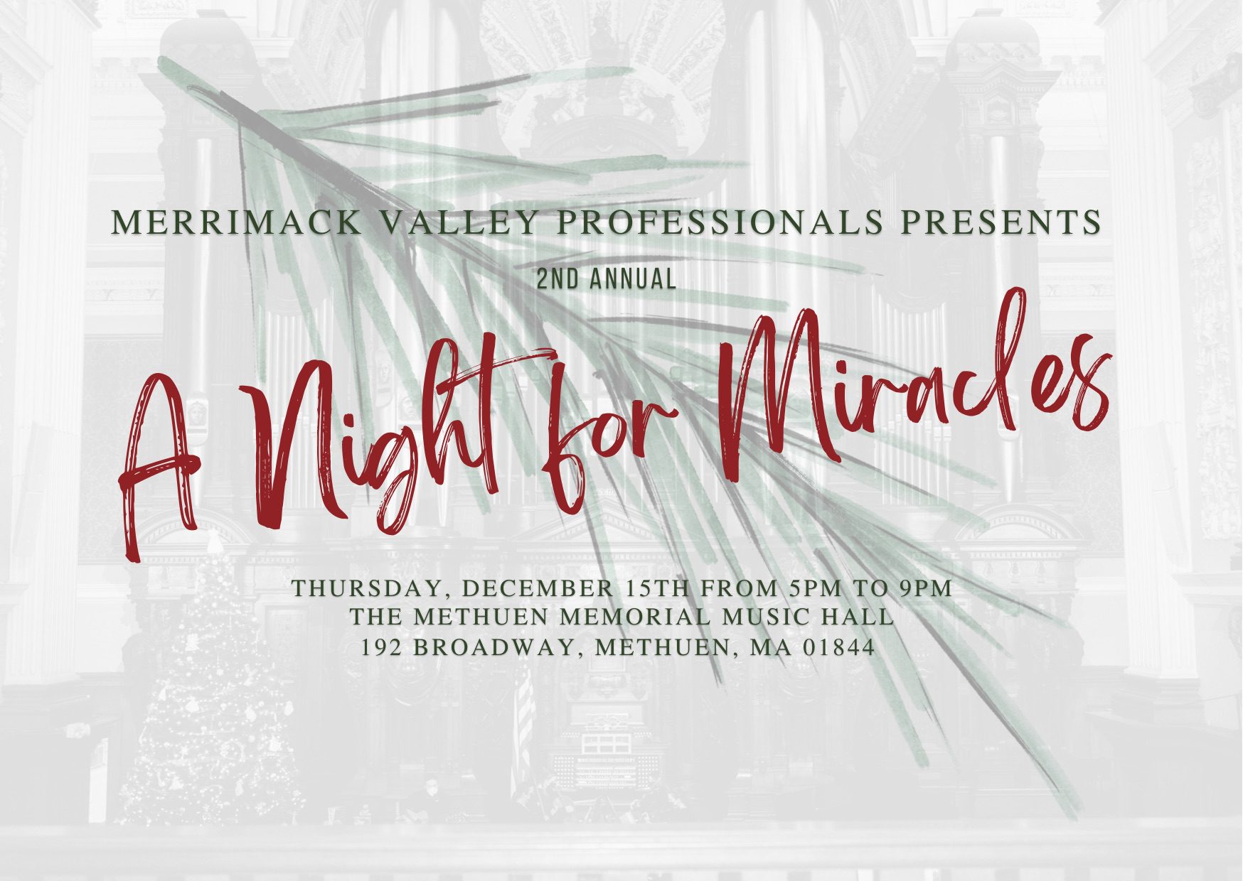2nd Annual: A Night for Miracles