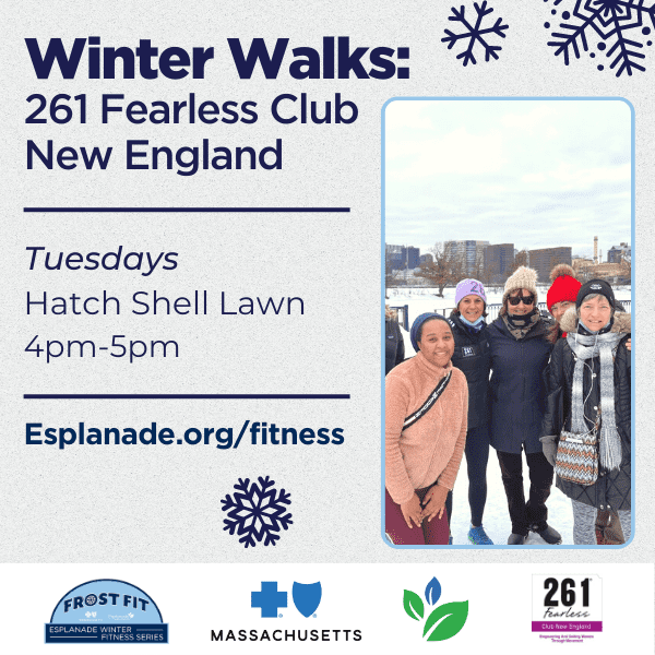 Frost Fit 2023: 261 Fearless Club New England Tuesday Walks Presented by Blue Cross Blue Shield Massachusetts